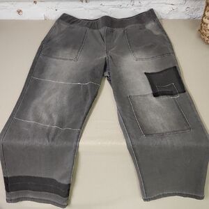 Logo Patchwork Pants Size 14